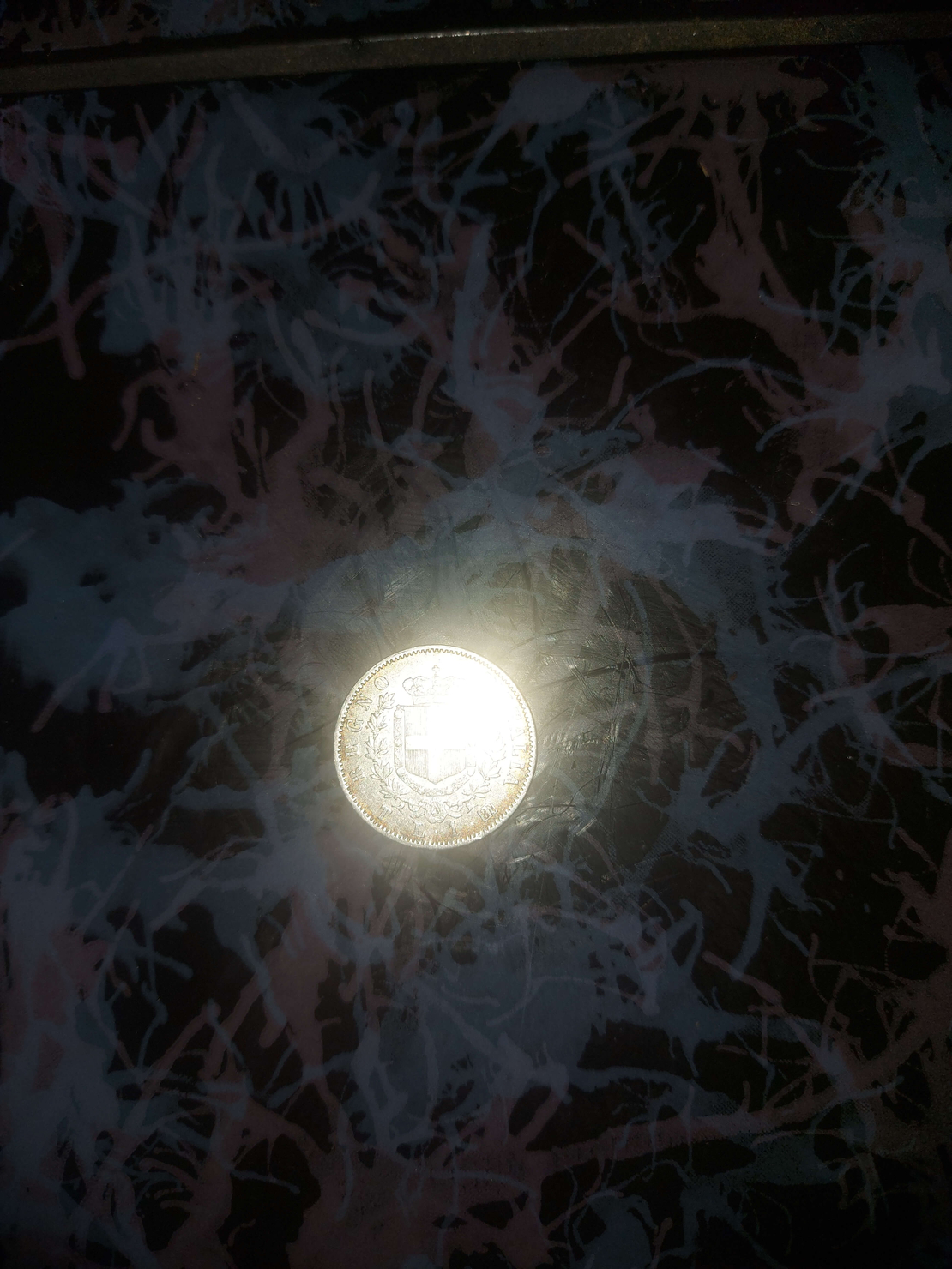 1 Lira 1865 Italia,argint