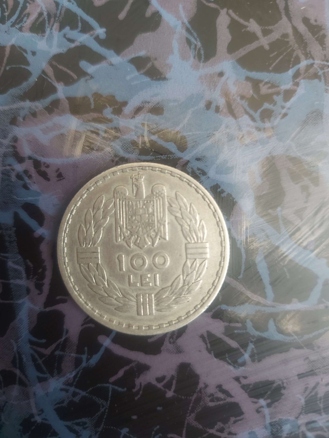 Moneda argint 100lei 1932 Londra