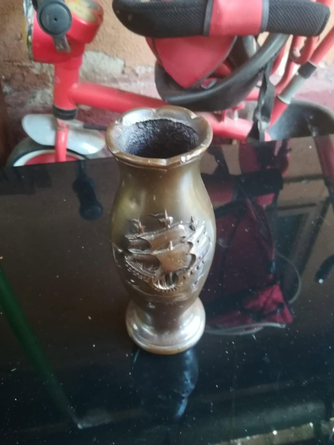 Vaza bronz masiv