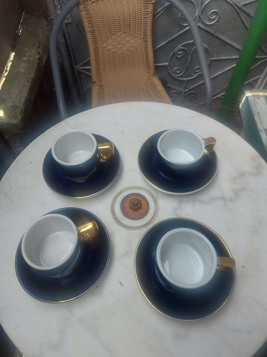 Set cafea cobalt
