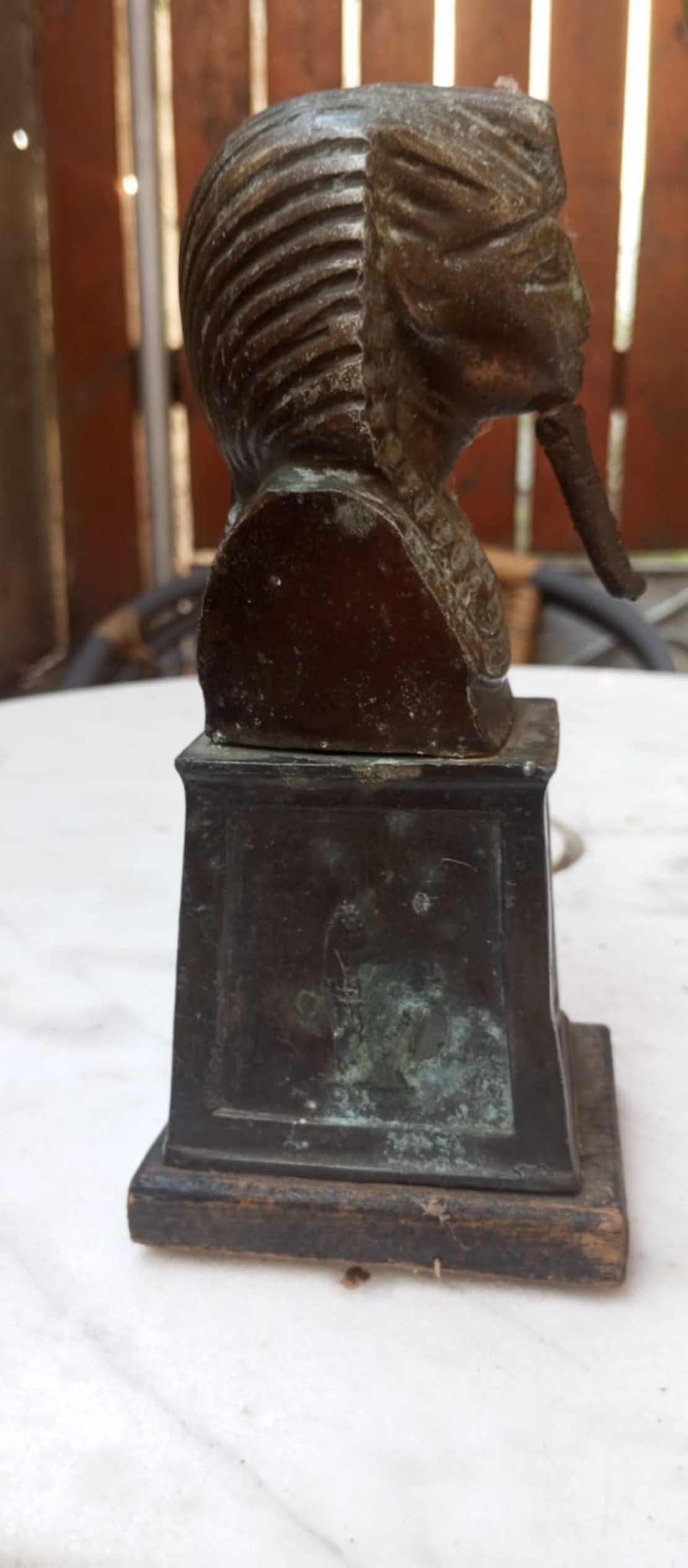 Statueta din bronz Tuthankamon