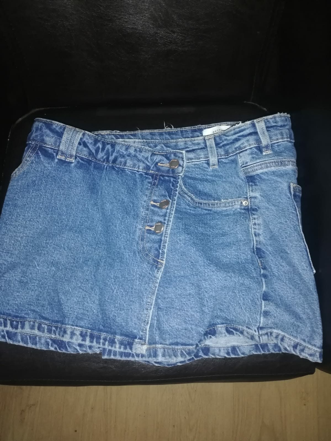 Fustițe tip pantalon scurt Denim