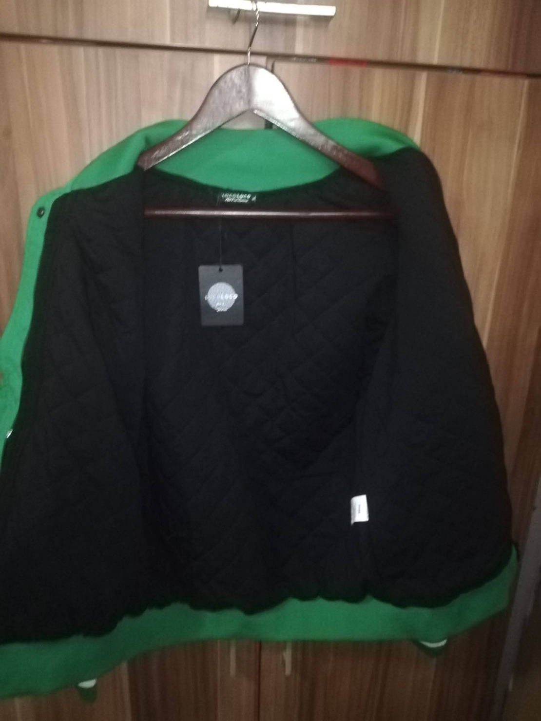 Geaca mataslata verde