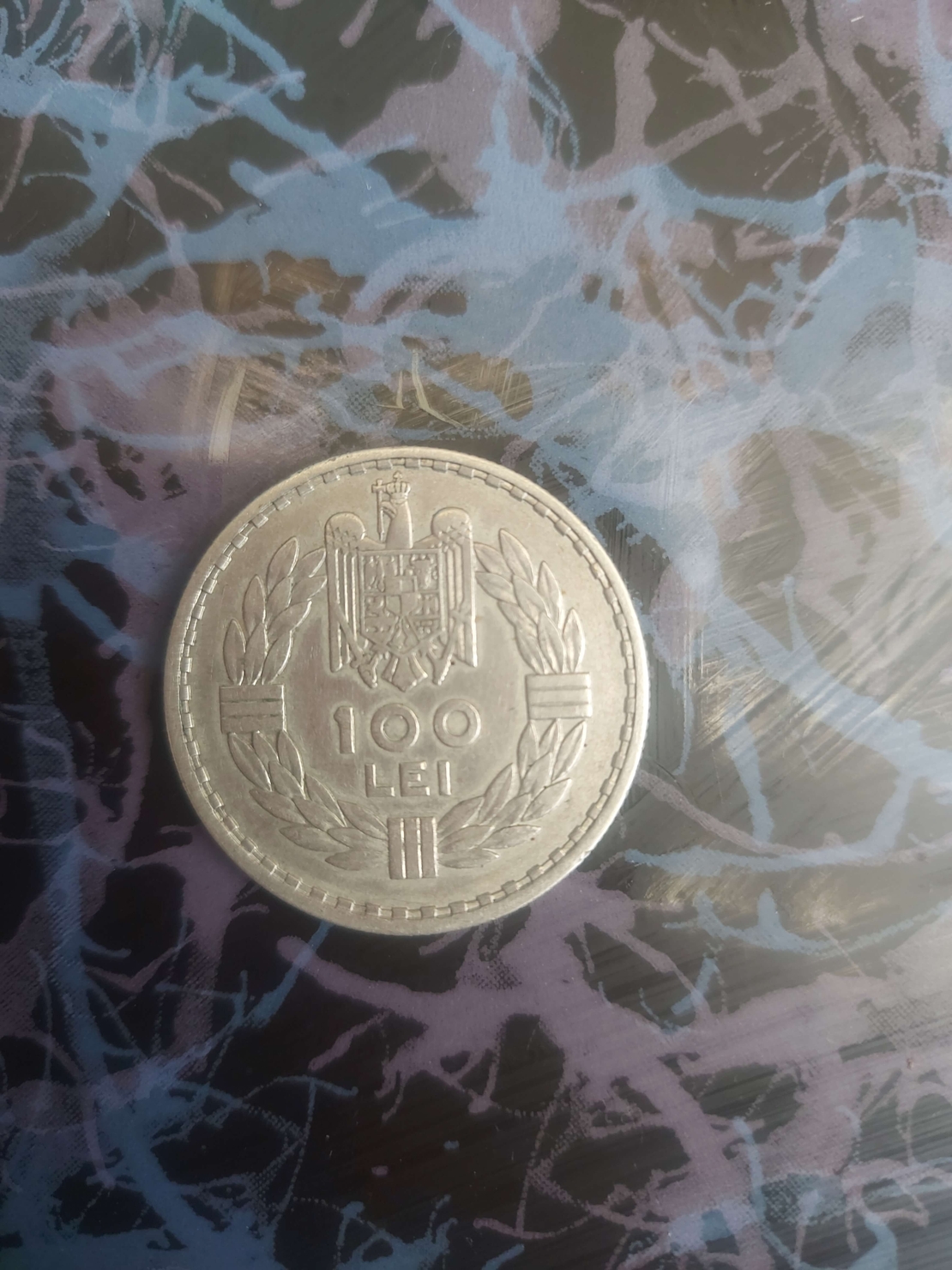 Moneda argint 100lei 1932 Londra