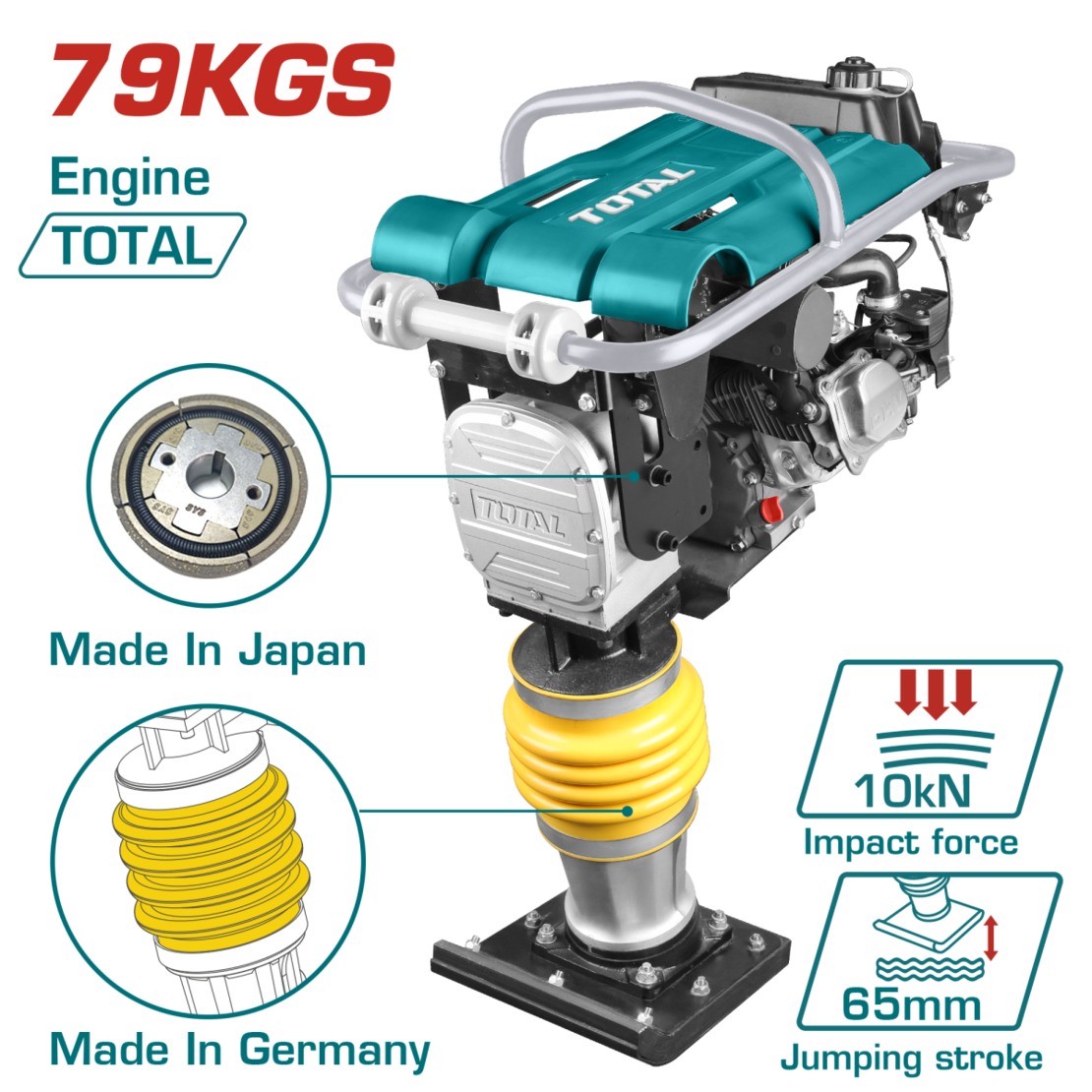 TOTAL - MAI COMPACTOR 6.5CP, 79KG