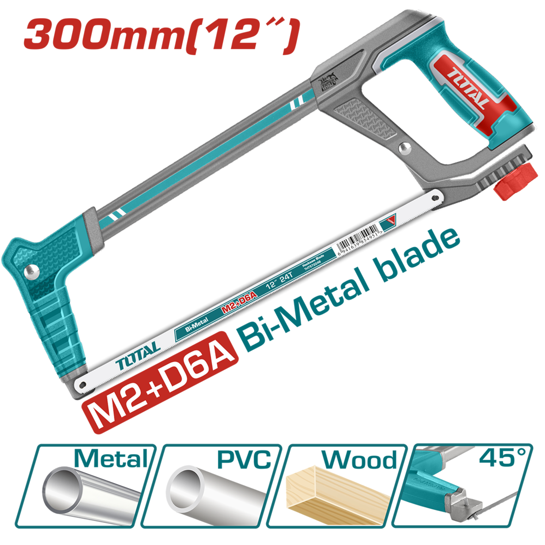 TOTAL - FIERASTRAU CU CADRU METALIC - 300MM / 12