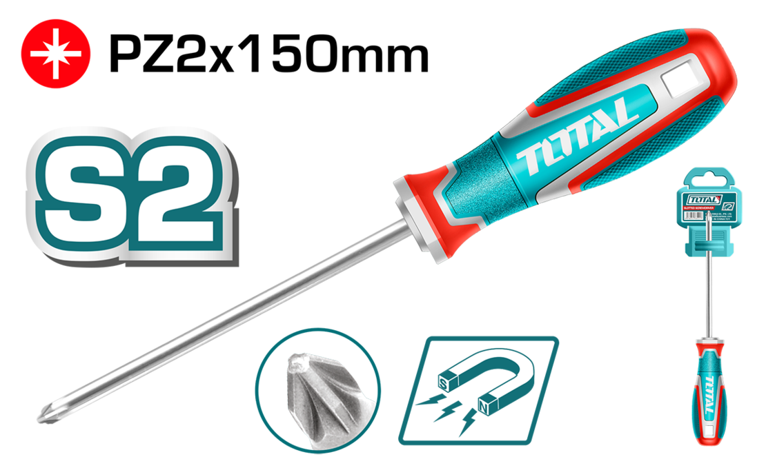TOTAL - SURUBELNITA STEA PZ2 - 6.0MM - 150MM - S2 (INDUSTRIAL)