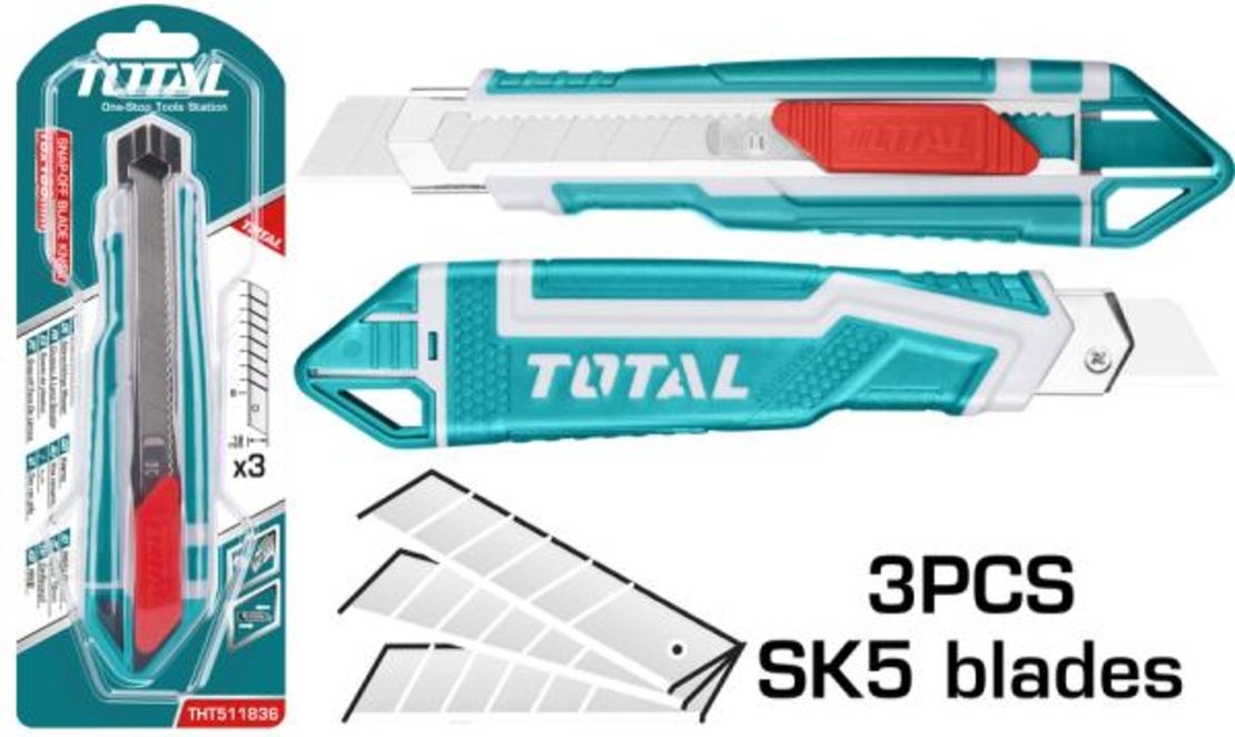 TOTAL - CUTTER - 18X100MM - 169MM