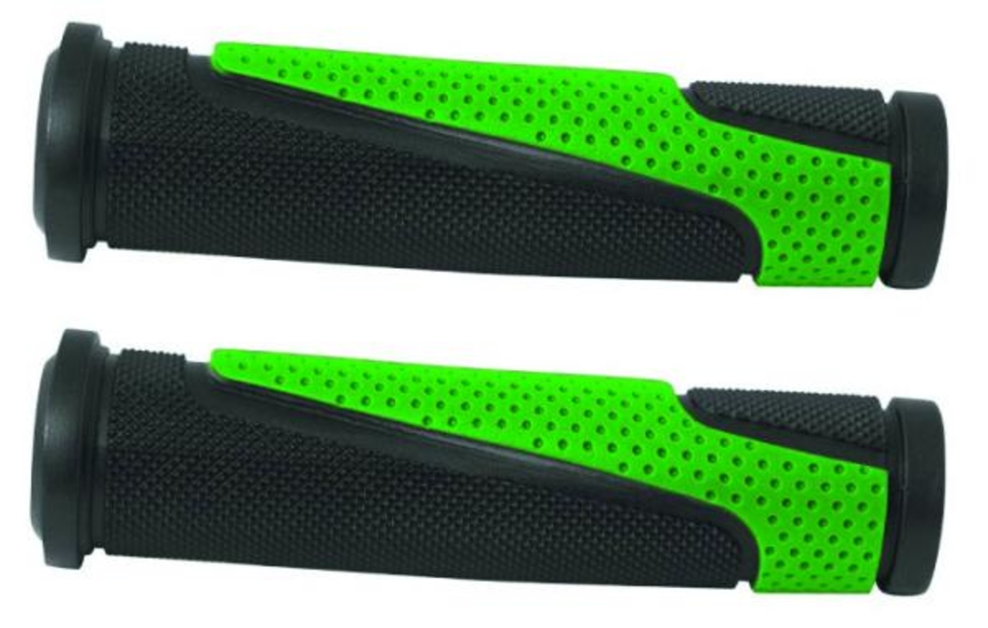 MANSOANE - CAPER - TPR Forma ergonomica Anti-alunecare - Bi-Color (Negru - Verde) - 130mm