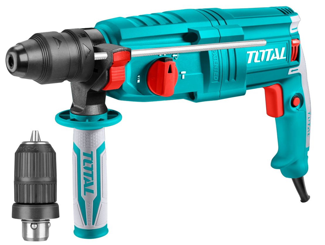 TOTAL - CIOCAN ROTOPERCUTOR - 2.5J - 800W + MANDRINA 13MM