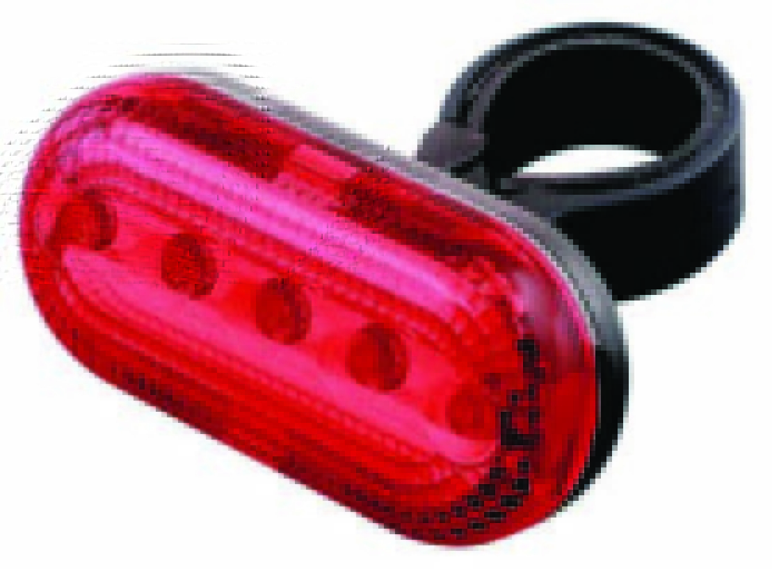 STOP - HI FIVE 5 LED-uri Rosii SUPER BRIGHT 2 Functii Tija sa: Φ25.4 - 31.8mm Structura rezistenta