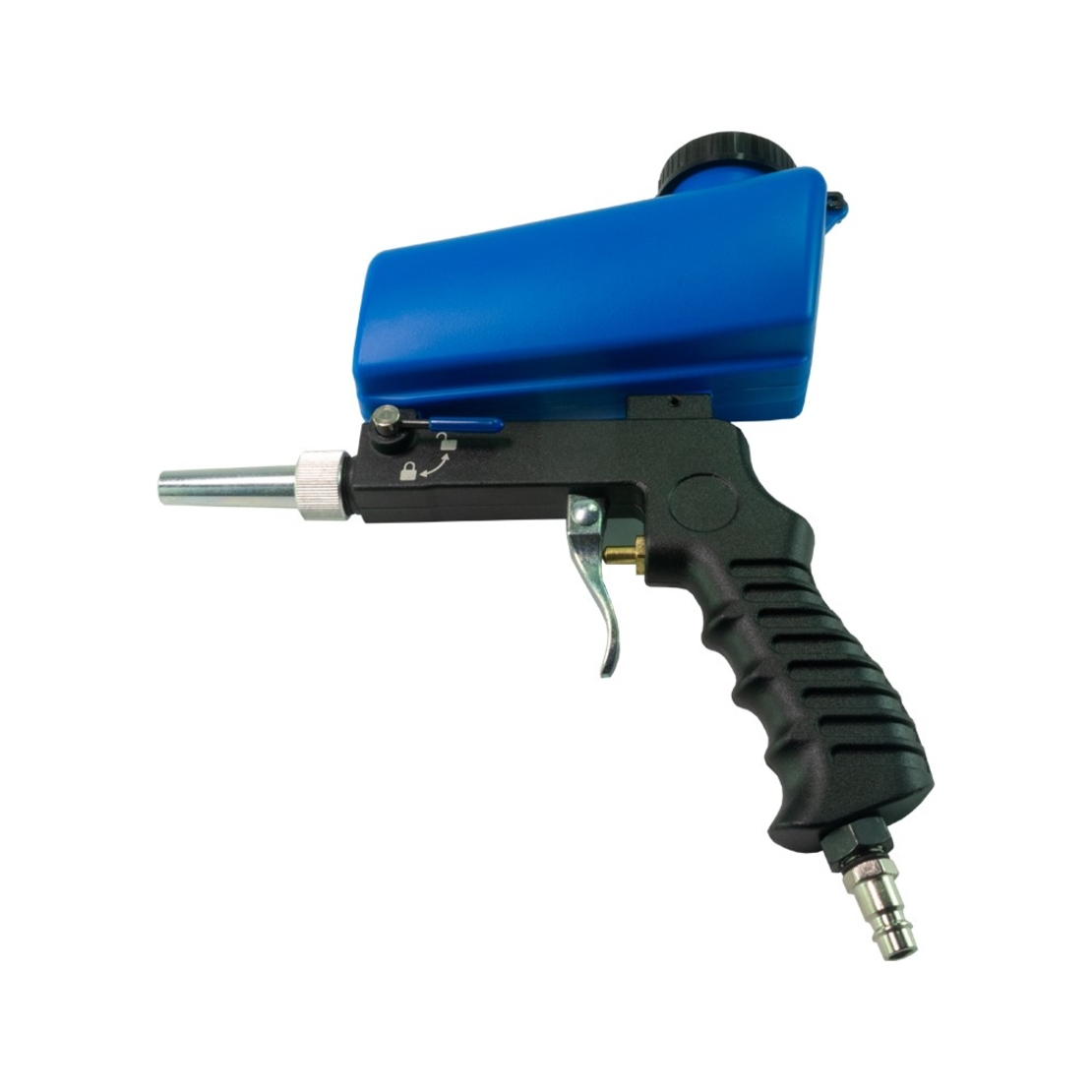 Pistol de sablare pneumatic, 6.5 BAR, 1/4
