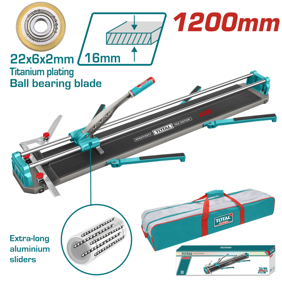 TOTAL - MASINA PENTRU TAIAT GRESIE SI FAIANTA 1200MM