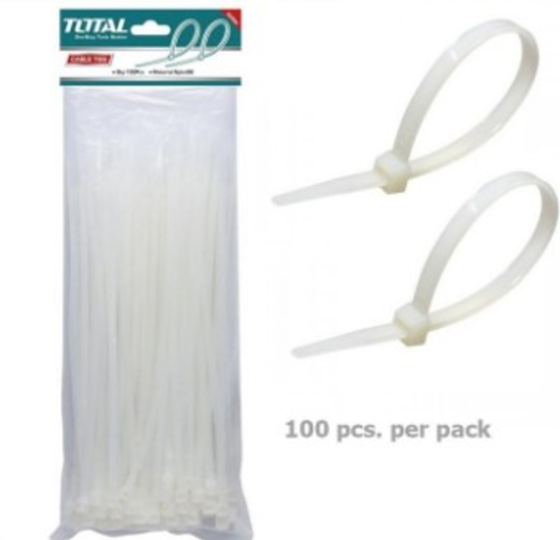 TOTAL - COLIERE DE PLASTIC - 100BUC - 9X800MM NYLON 66