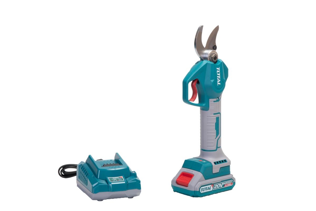 TOTAL - FOARFECA PENTRU CRENGI 20V, DIAM TAIERE 20mm/30mm (INCLUDE ACUMULATOR, INCARCATOR)
