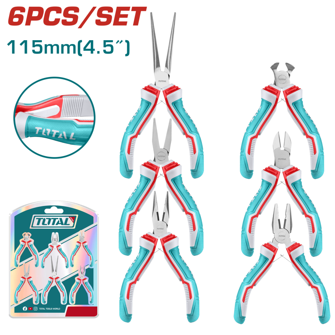 TOTAL - SET 6 MINI CLESTI 4.5