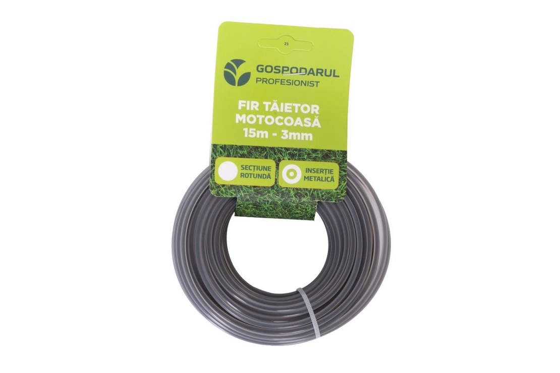 Fir taietor cu insertie metalica 15m - 3mm (sectiune rotunda) (MC)