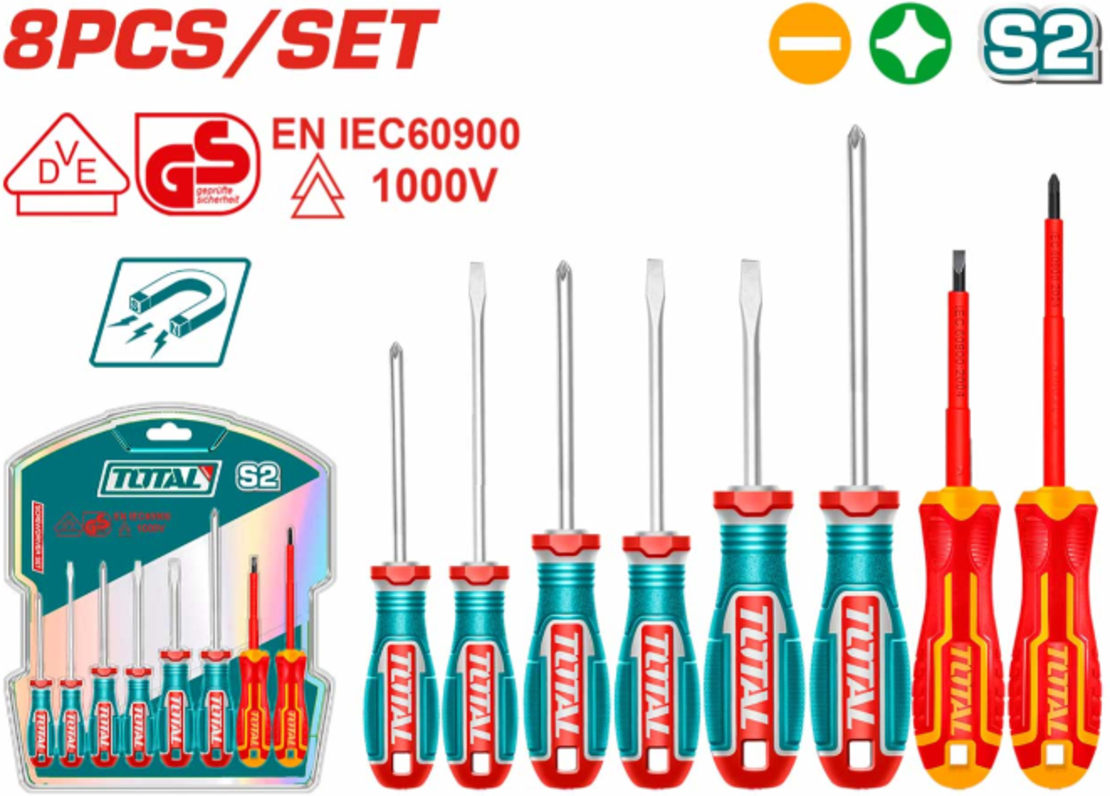 TOTAL - SET SURUBELNITE 8 PIESE