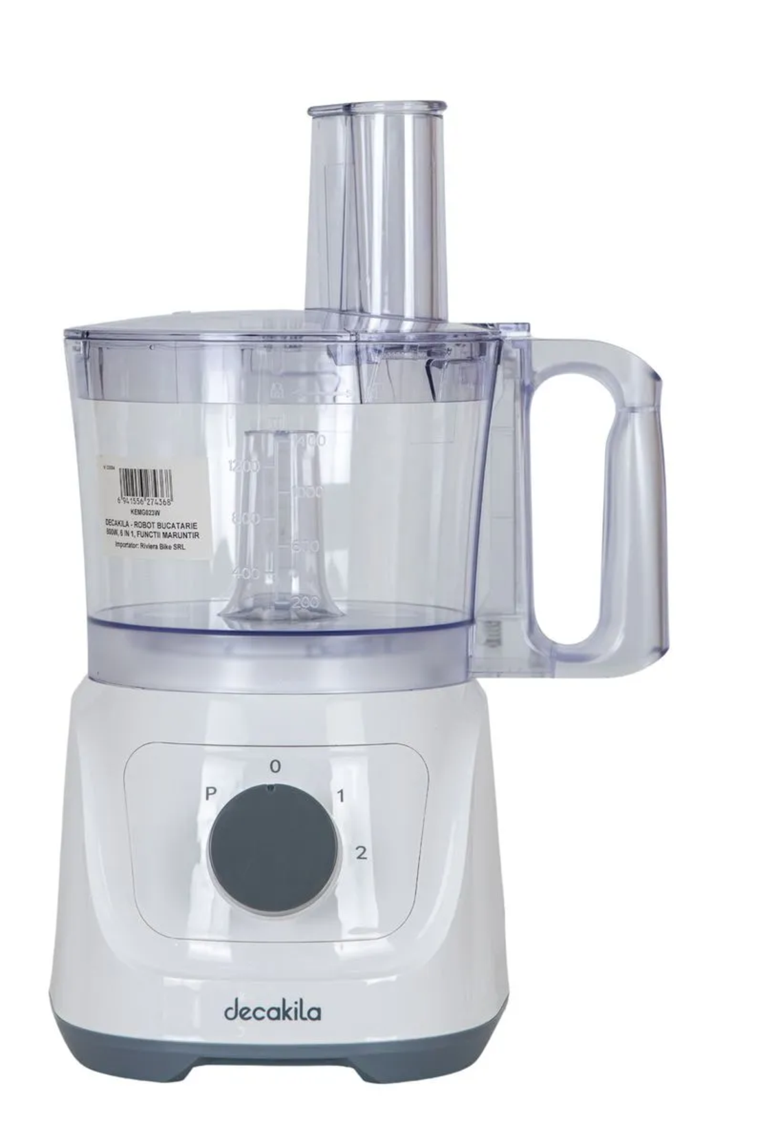 DECAKILA - ROBOT BUCATARIE 800W, 6 IN 1, FUNCTII MARUNTIRE, FELIERE, TAIERE