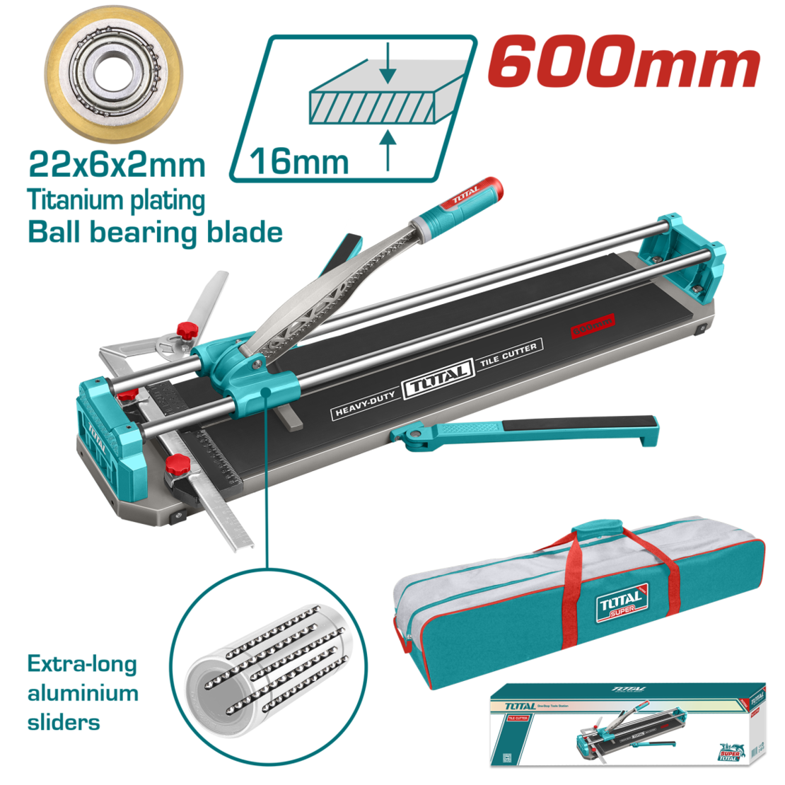 TOTAL - MASINA PENTRU TAIAT GRESIE SI FAIANTA 600MM, 16MM
