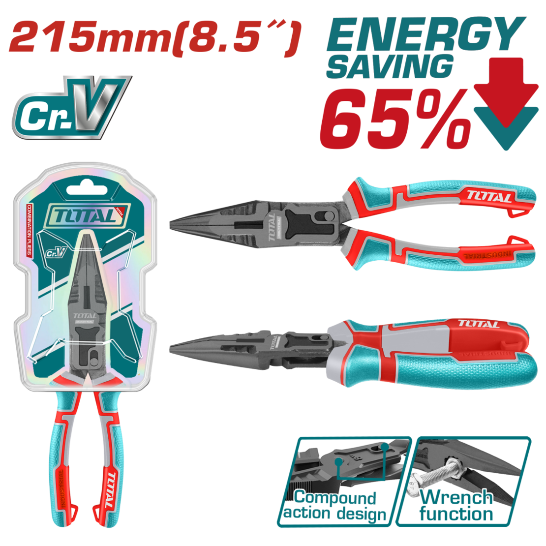 TOTAL - CLESTE CU VARF ASCUTIT 8.5