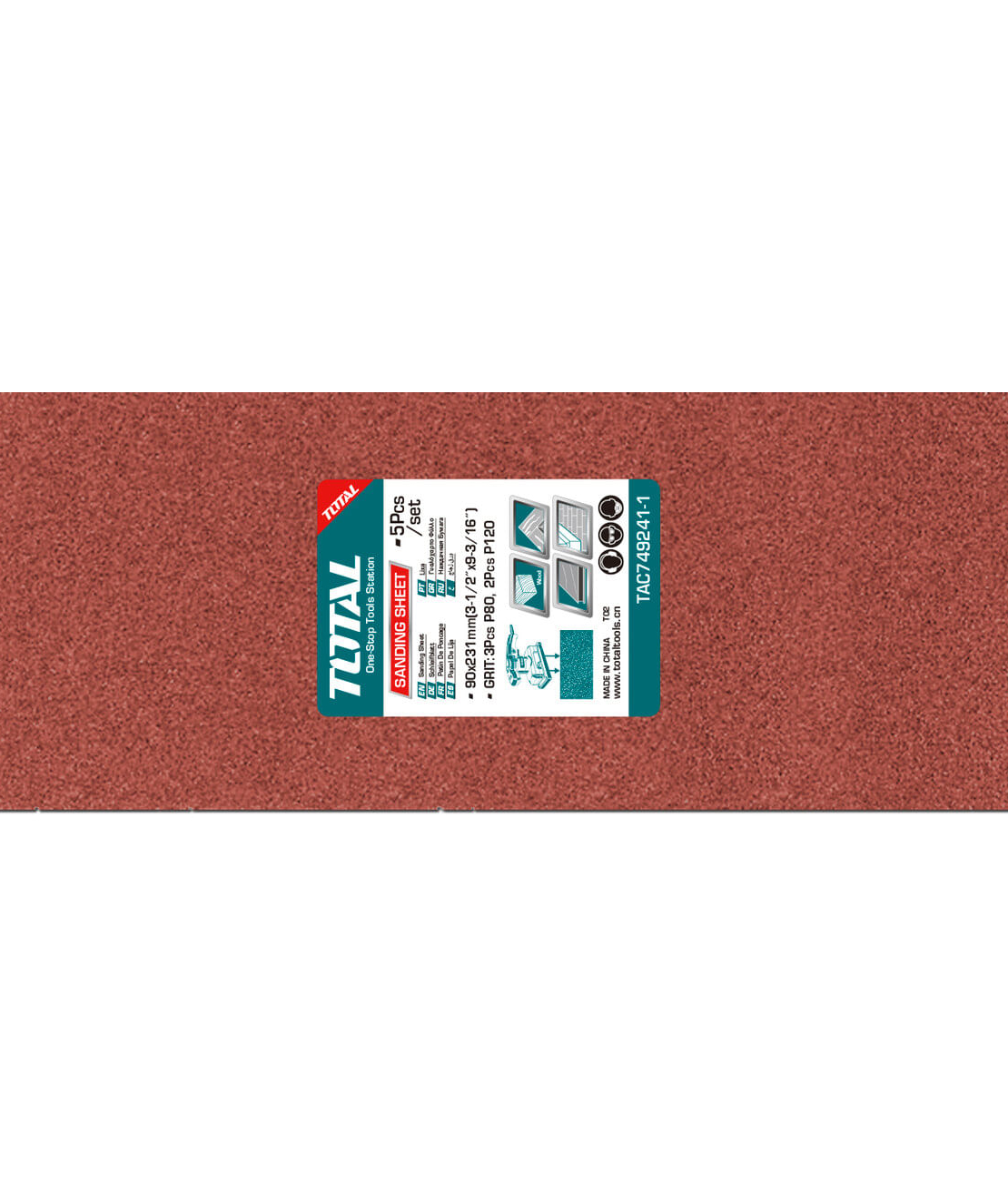 TOTAL - HARTIE ABRAZIVA PENTRU MASINA DE SLEFUIT