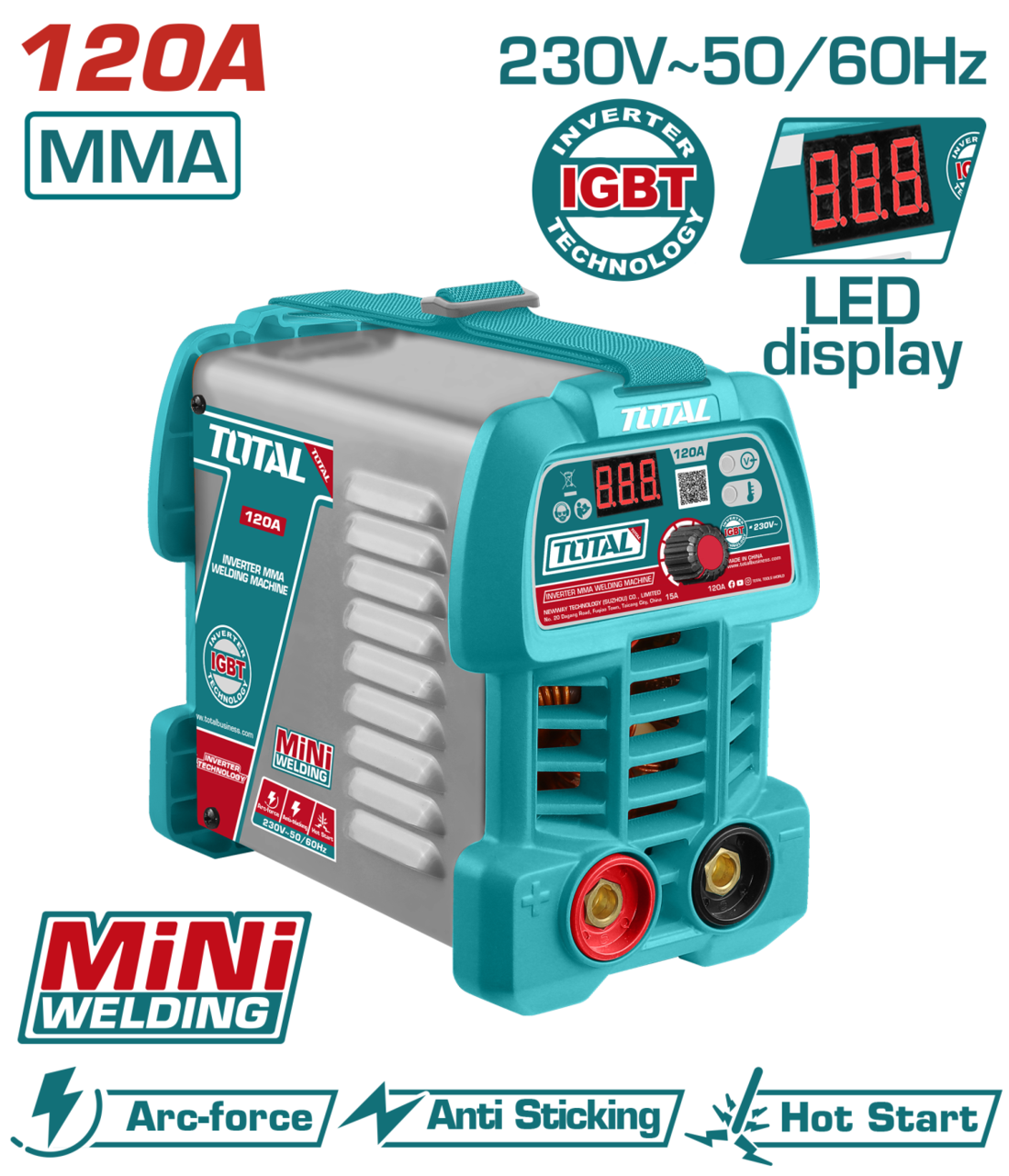 TOTAL - APARAT DE SUDURA MMA 120A -240V