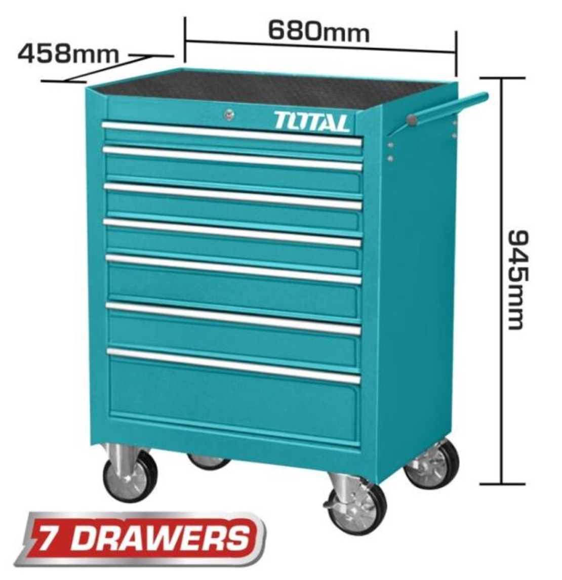 TOTAL - DULAP PENTRU SCULE CU 7 SERTARE 680*458*802mm