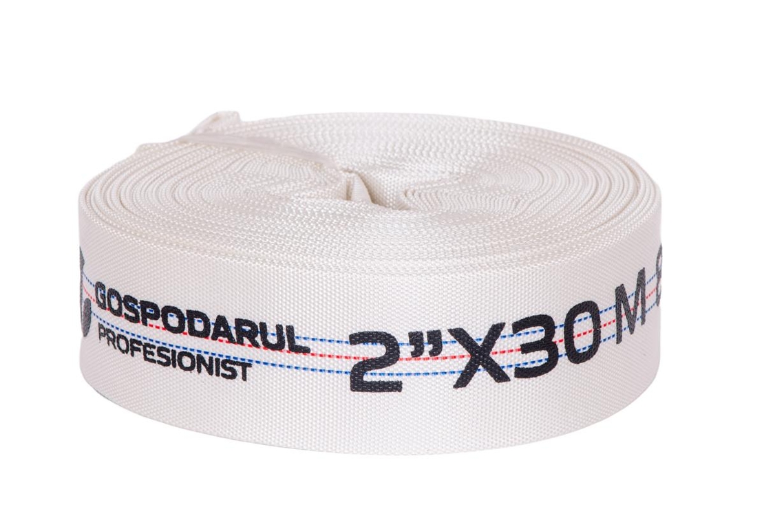 FURTUN POMPIERI -PVC PANZAT – 2” – Ø 50mm – 8 BAR -TIP C – 30M
