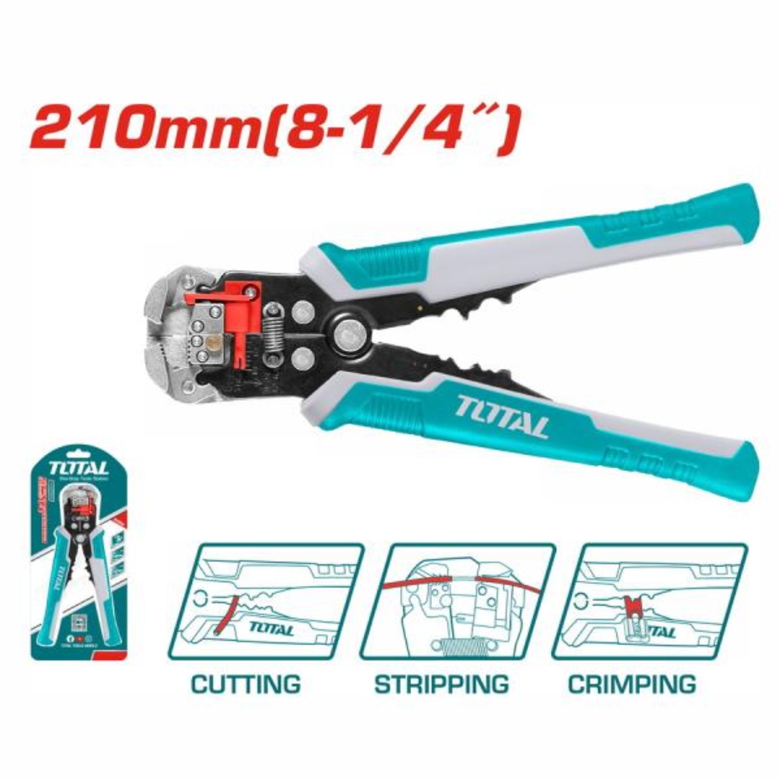 TOTAL - CLESTE MULTIFUNCTIONAL - 3 IN 1 (INDUSTRIAL)