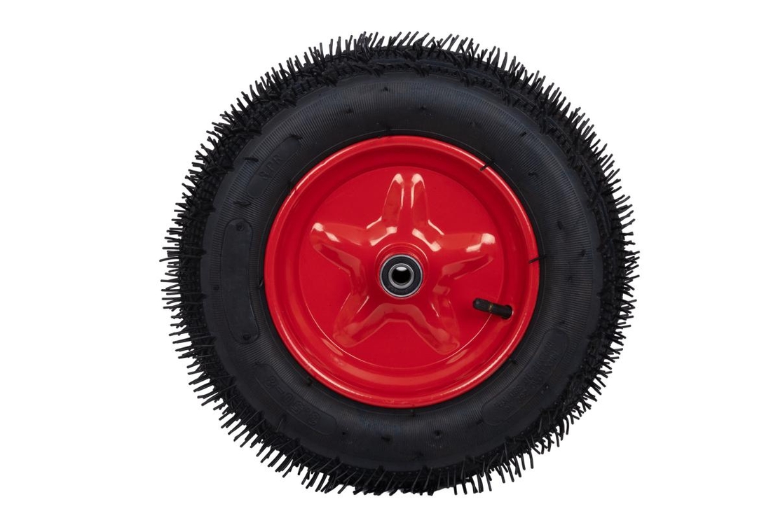 Roata roaba-TT-ax subtire 14mm-rulment-3.50-8 8PR