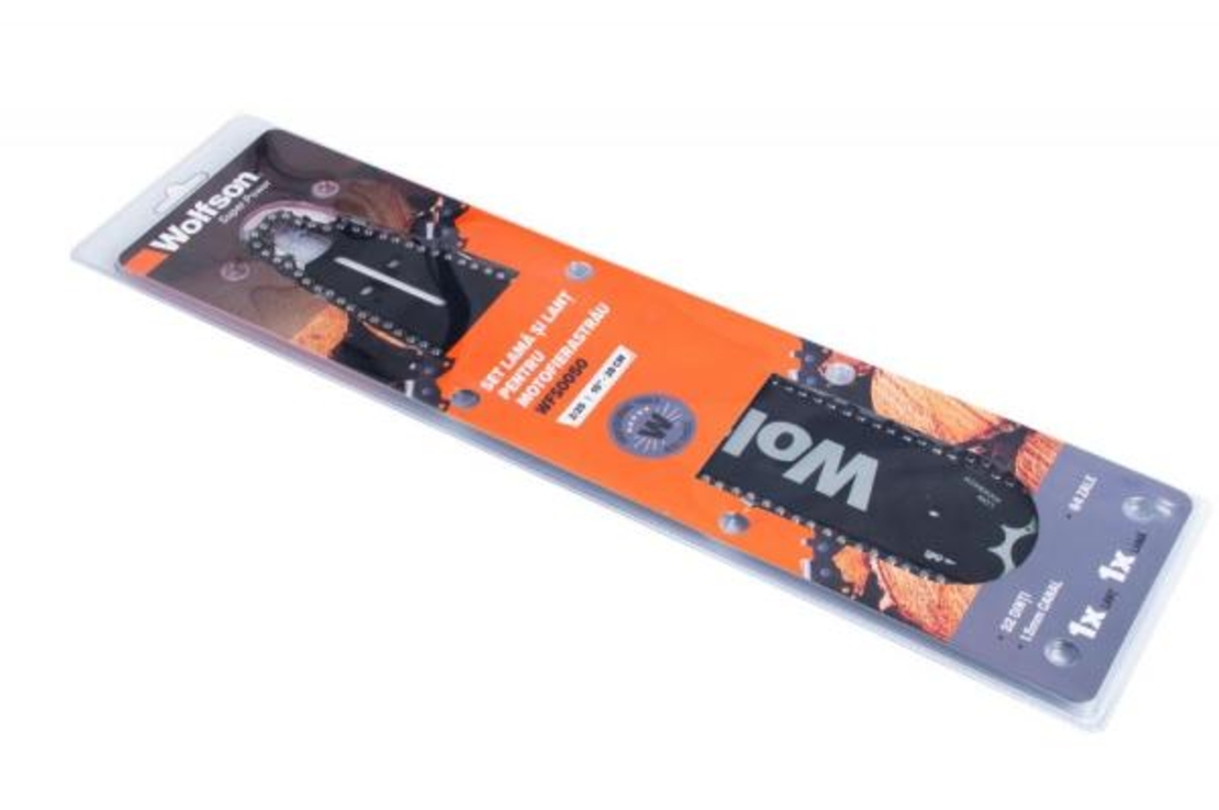 WOLFSON - Set lama si lant pentru motofierastrau 3/25 - 15