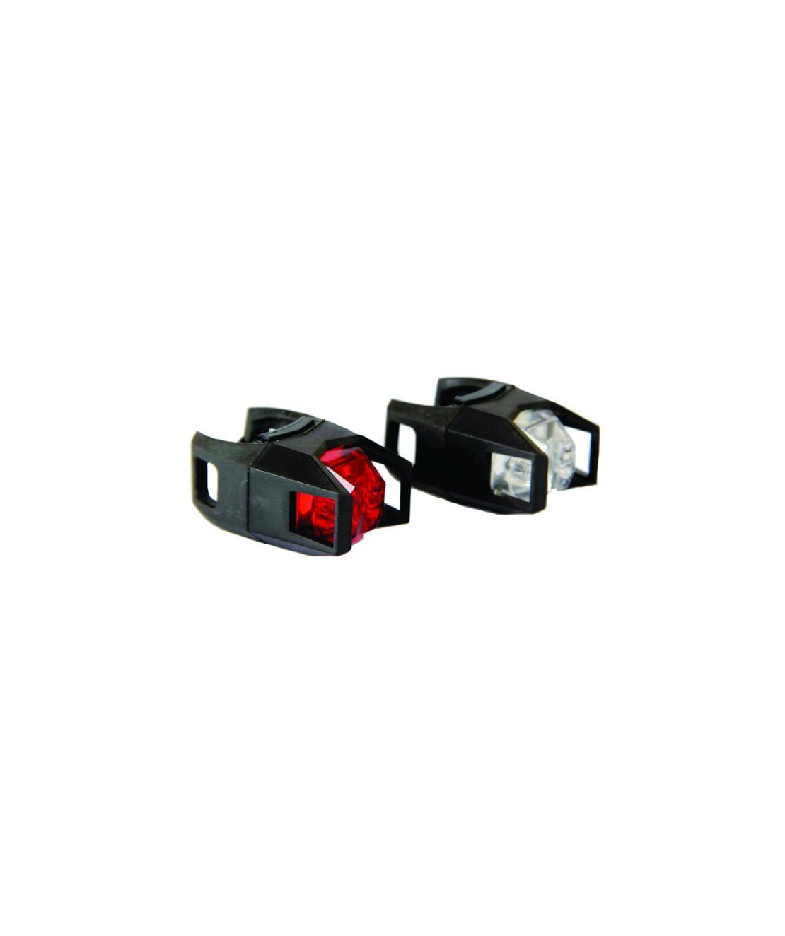 SET LUMINI - FIGHTER 1 LED Alb SUPER BRIGHT 1 LED Rosu SUPER BRIGHT 2 Functii