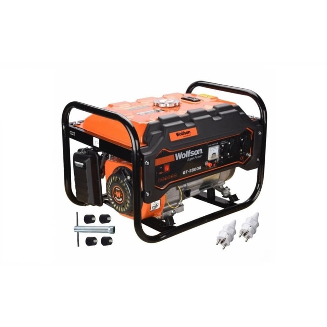 WOLFSON - GENERATOR DE CURENT GT-3500A, 2600W, 7CP, STABILIZATOR TENSIUNE AVR, MONOFAZAT