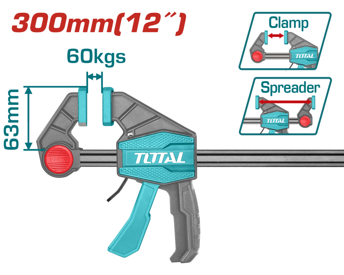 TOTAL - CLEMA TIP F 63×300 MM