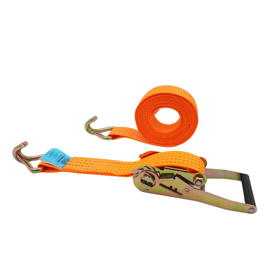 Chinga de fixare cu clichet 2 Tone - 8 m x 5 cm Carguard -fabricata din materiale de inalta calitate