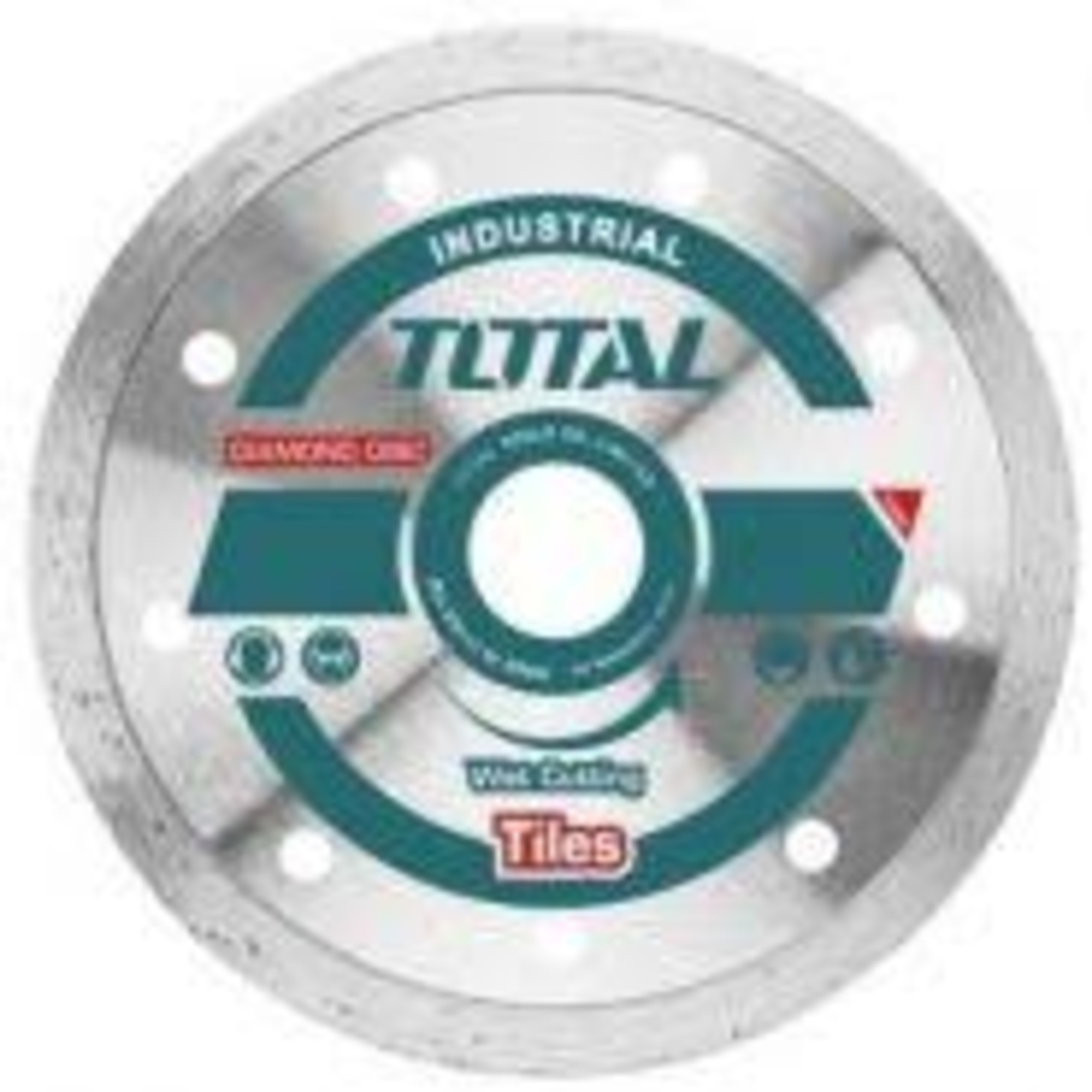 TOTAL - DISC DIAMANTAT CONTINUU - CERAMICA - UMED - 125MM (INDUSTRIAL)