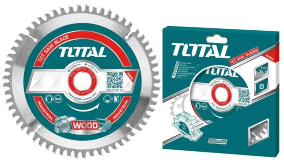 TOTAL - PANZA FIERASTRAU TCT PENTRU LEMN - 254X30MM (INDUSTRIAL)