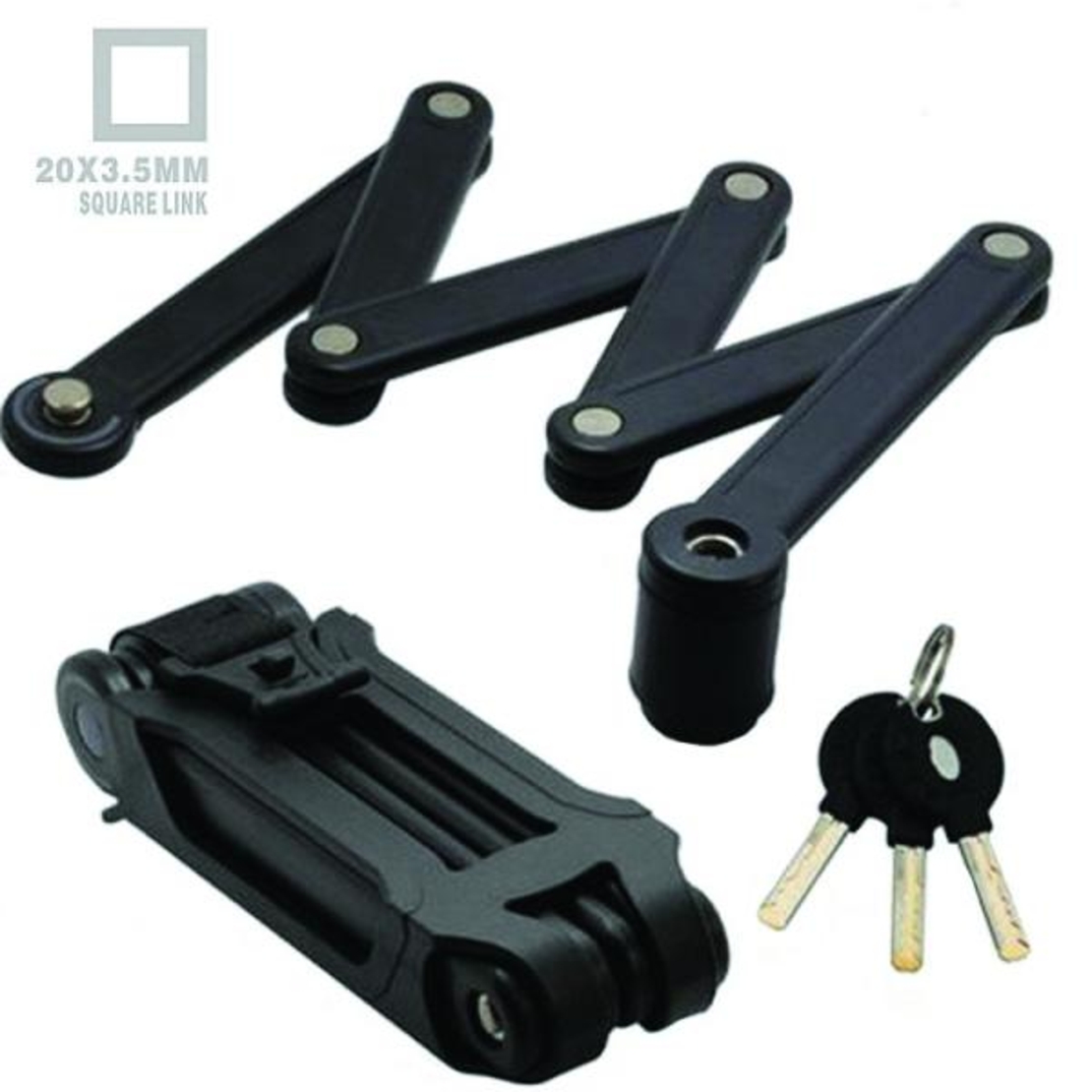 ANTIFURT MODULAR PLIABIL Cheie - 5mm x 20mm x 100cm Protectie anticoroziune 5 articulatii robuste