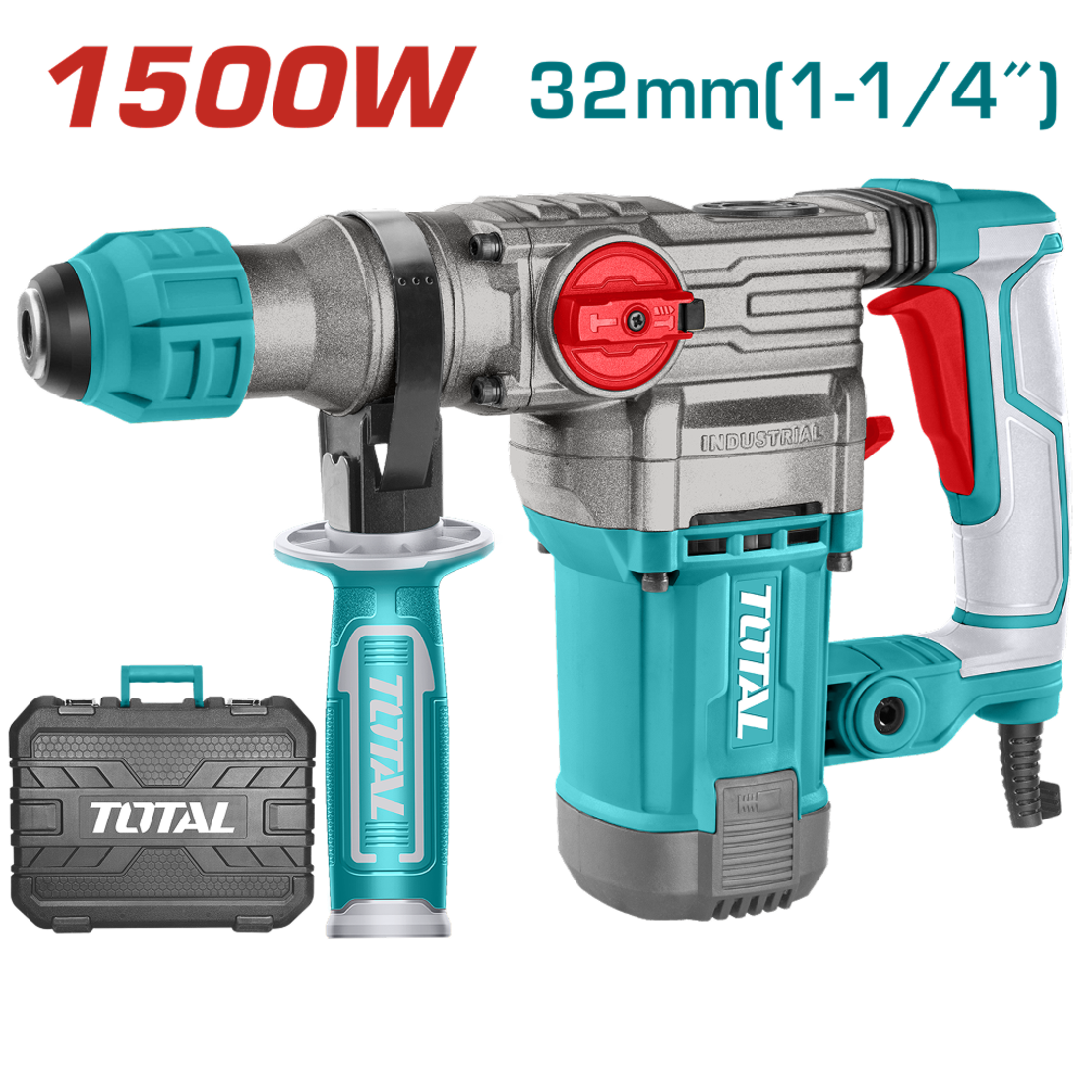 TOTAL - CIOCAN ROTOPERCUTOR - 5.5J - 1500W (INDUSTRIAL)