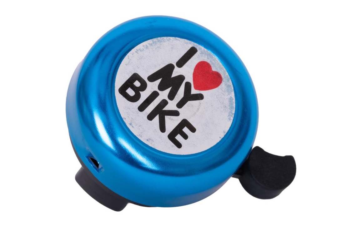 SONERIE - I LOVE MY BIKE Clema: 22.2mm - Aluminiu/Plastic Diametru: 52mm - 30g