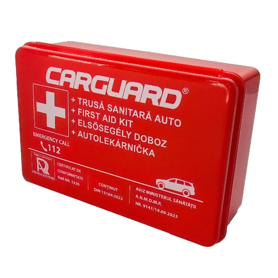 Trusa sanitara auto - Certificat R.A.R. - CARGUARD