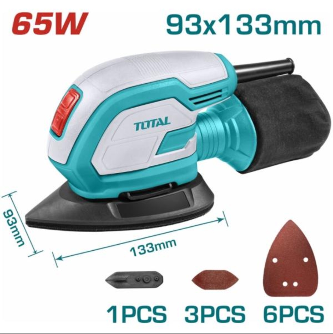 TOTAL - MASINA DE SLEFUIT 65W, 220-240V~50/60Hz