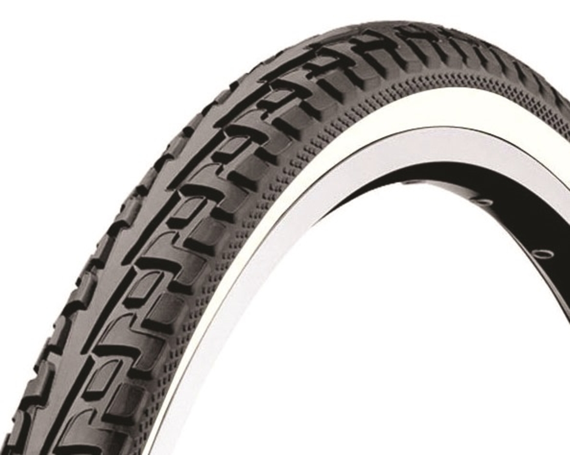 CAUCIUC DEESTONE 26x1.75 (44-559) - STRADA - BANDA ALBA - D1006