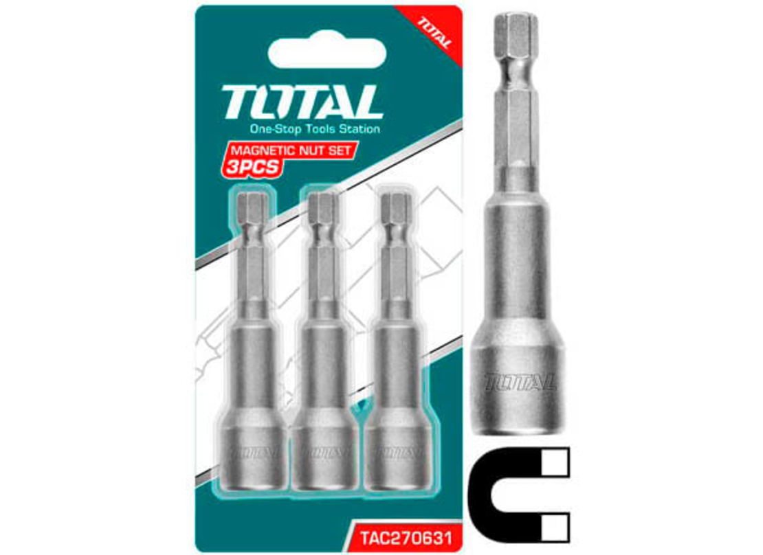 TOTAL - SET 3 CHEI 10MM -1/4
