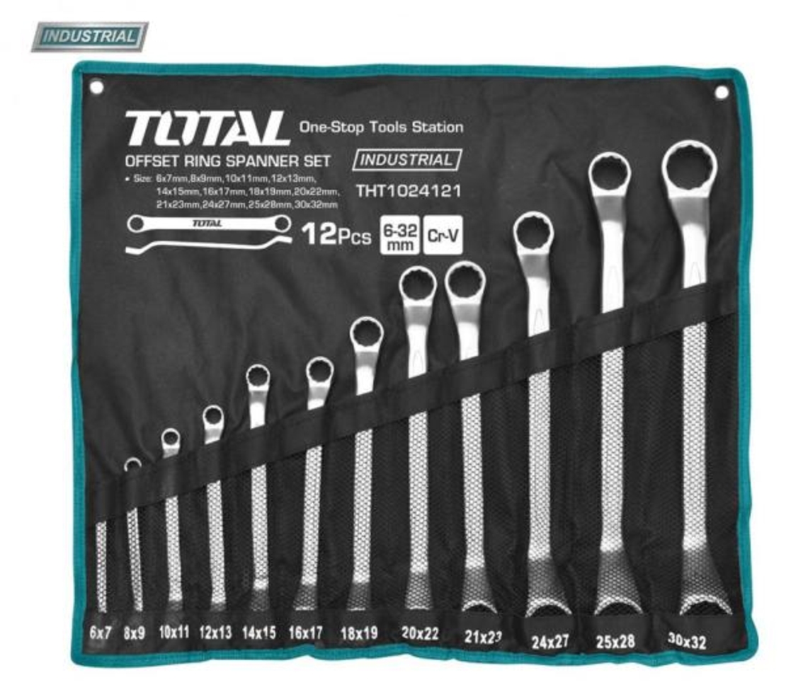 TOTAL - SET 12 CHEI INELARE CU COT - 6-32MM (INDUSTRIAL)