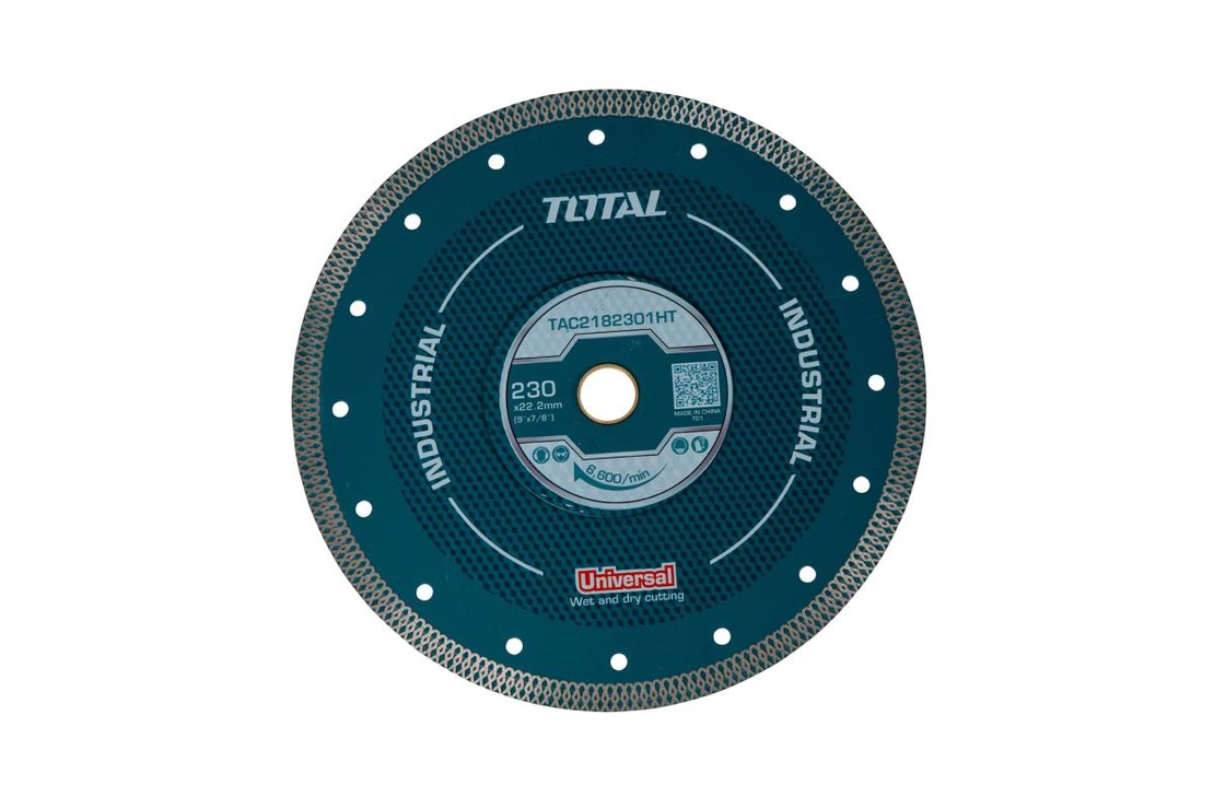 TOTAL - DISC DIAMANTAT ULTRASUBTIRE - 230X22.2MM (INDUSTRIAL)