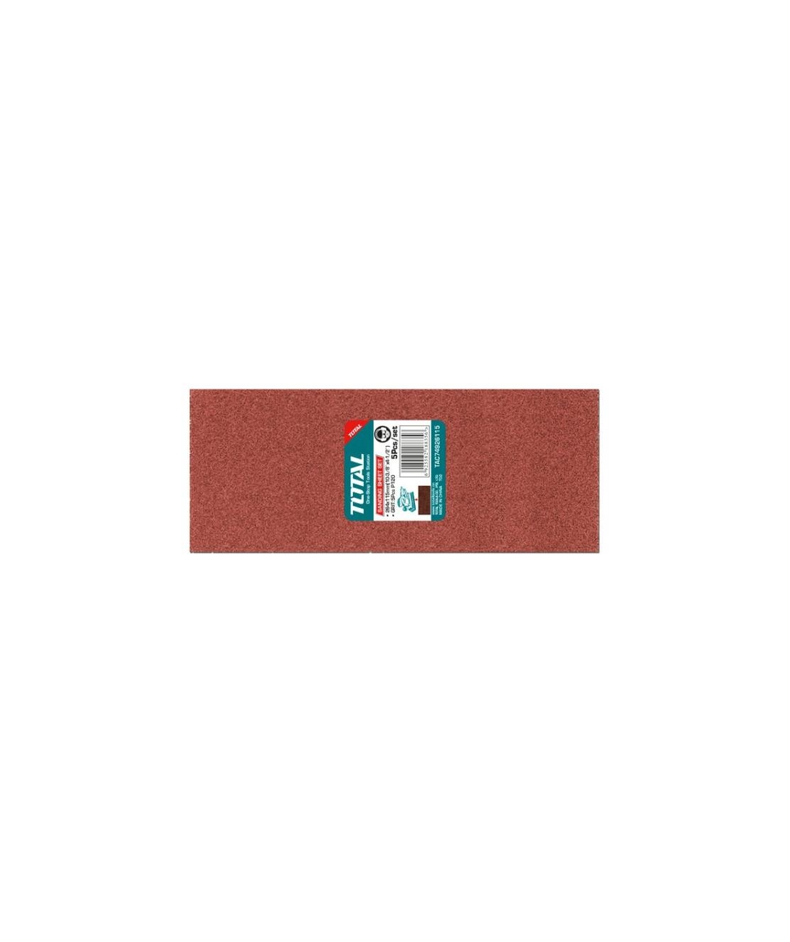 TOTAL - SET 5 BUC HARTIE ABRAZIVA PENTRU SLEFUITOR 264x115mm