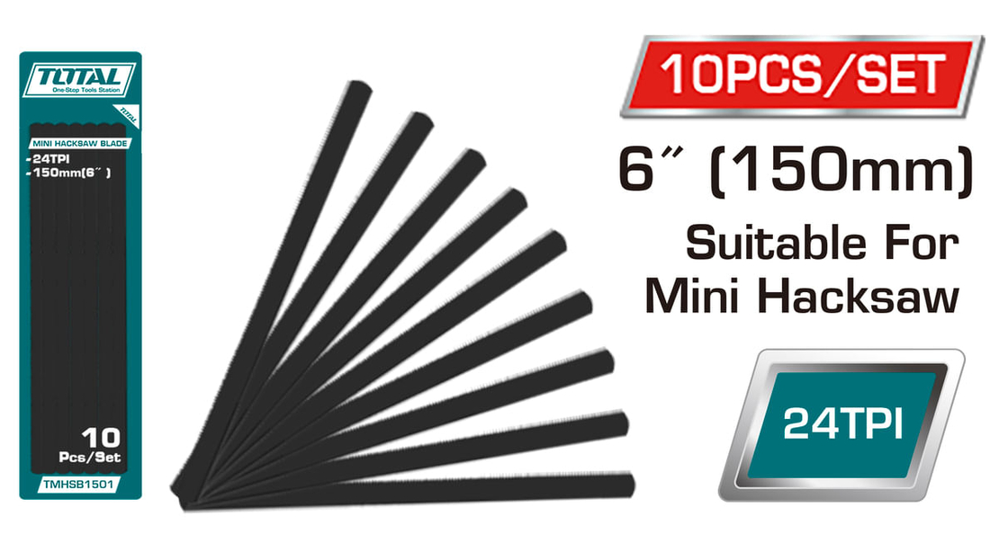 TOTAL - SET LAME MINI-FIERASTRAU 150MM/6