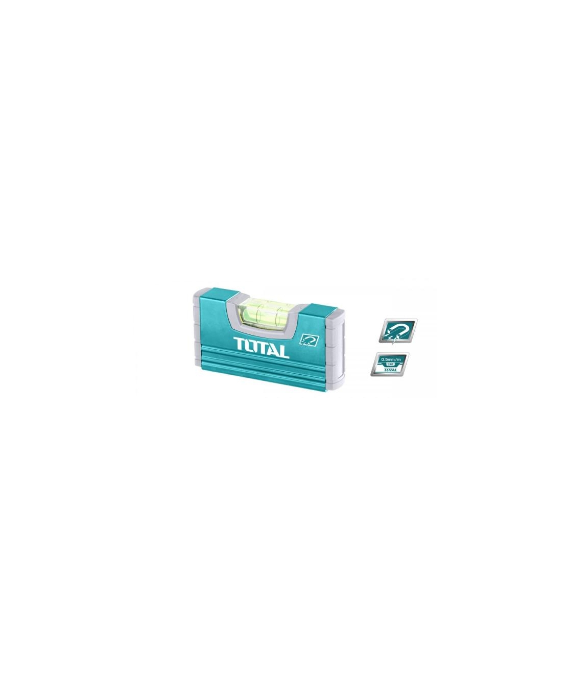 TOTAL - NIVELA MAGNETICA CU BULA - 10CM - PRECIZIE 0.5MM (INDUSTRIAL)
